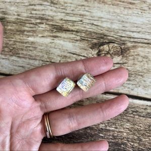 Vintage style glass earrings